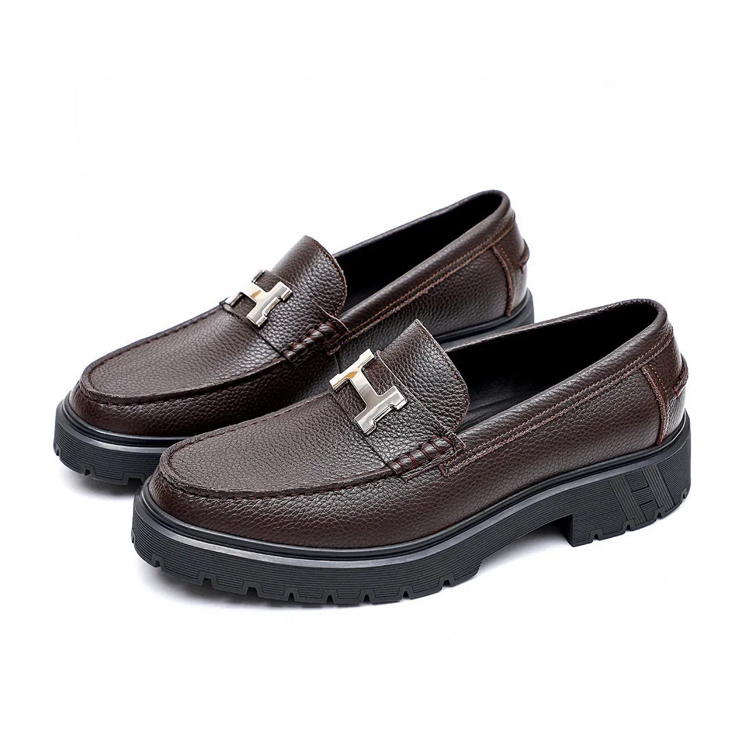Men's shoes 💰680 💐[HERMES] popular men's shoes counter original items! The world's top brands...Luxury quality...//Fashion and high-end footwear 👍💪🏻...give you a low-key luxury comfort experience👍. The upper is made of pure Italian-imported original top-layer pebbled cowhide. Sweat-absorbent cowhide leather lining. Comfortable and breathable. The original rubber-plastic flower foam light outsole is high-end and classy. Luxurious and noble!! .. OEM factory shipment [Hug] stall.. Original plate. Welcome to taste..39-45 (38.45.46🉑️Customized)